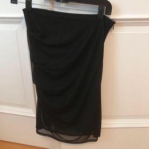 Double layered sparkly skirt